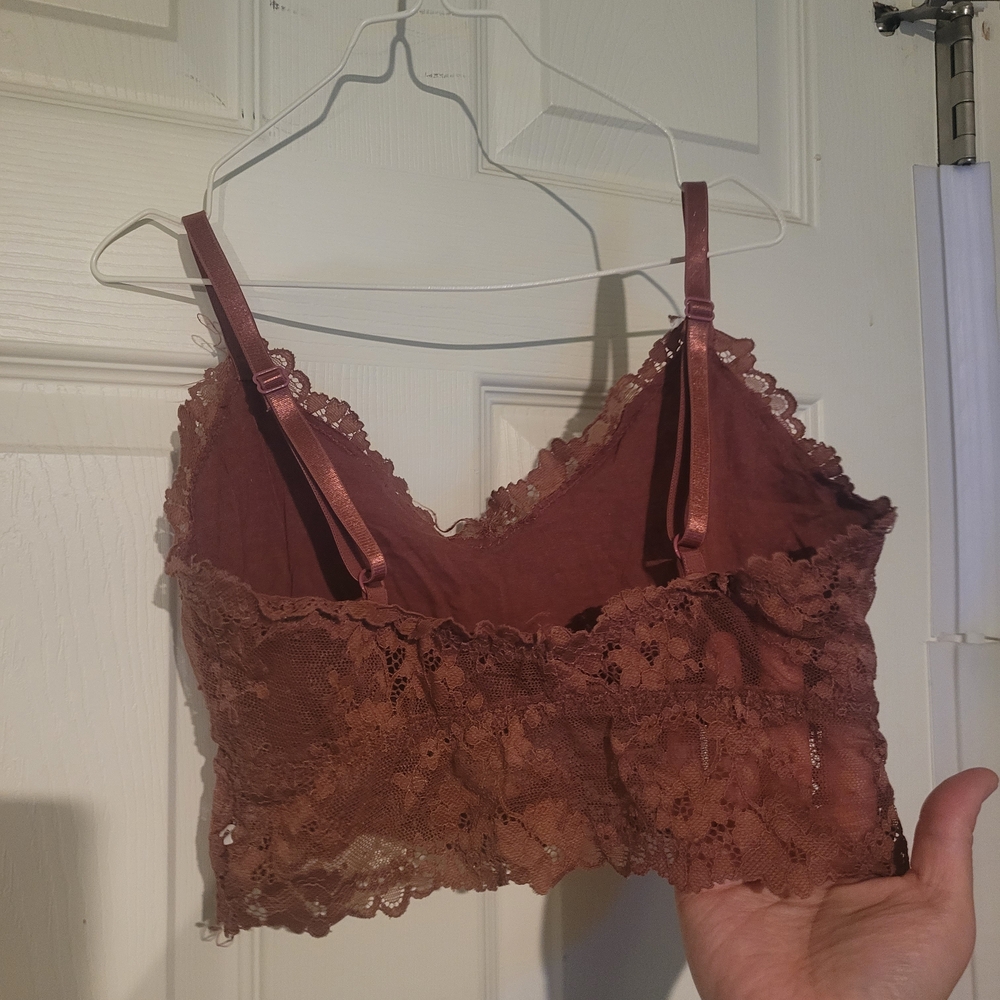 Lace crop bralette